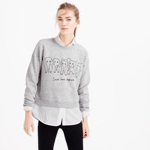 HP ❤️❤️Rare J. Crew Save More Elephants Sweatshirt